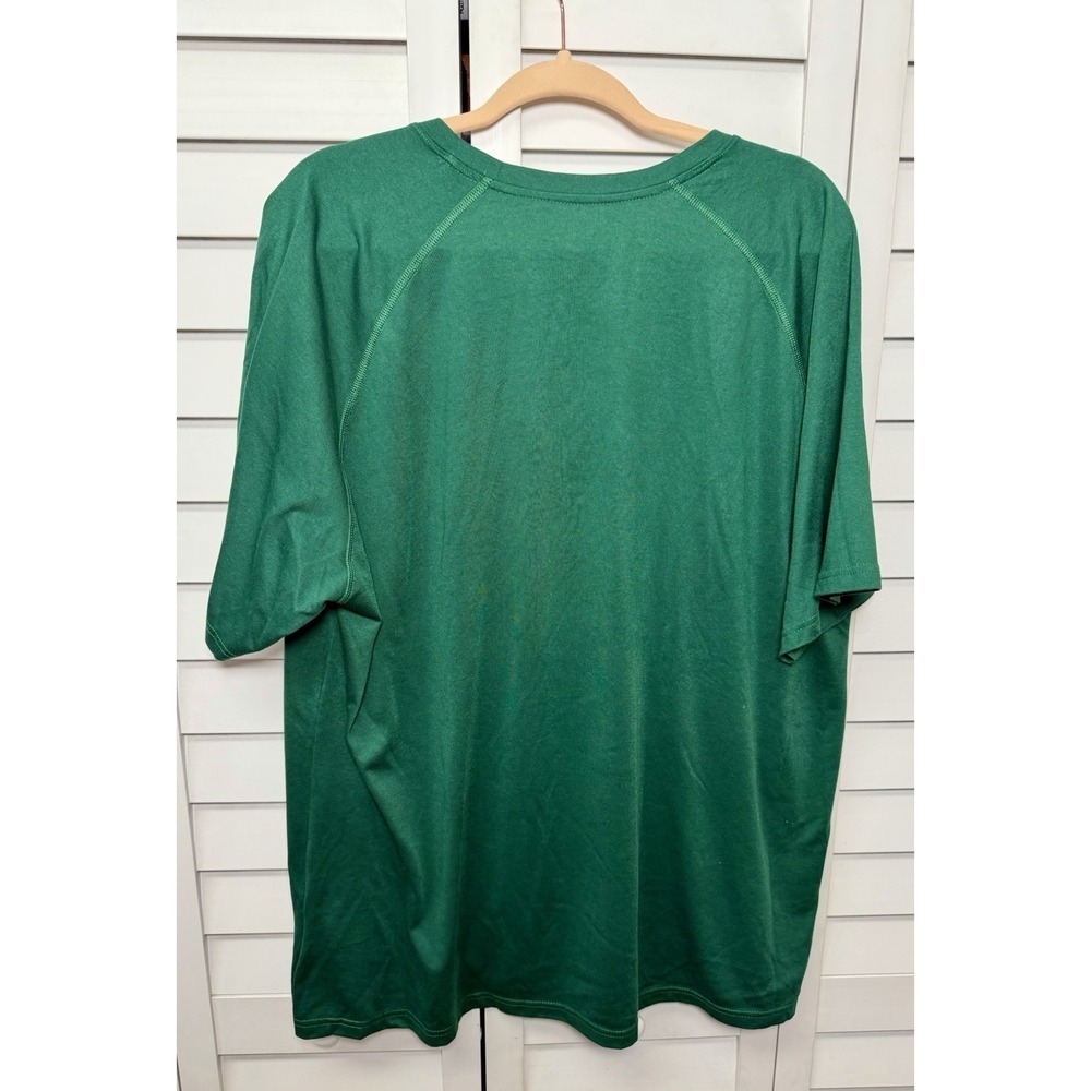 Miami Hurricanes Adidas Green Climalite Performance Baseball T-Shirt Size XL - Picture 8 of 9